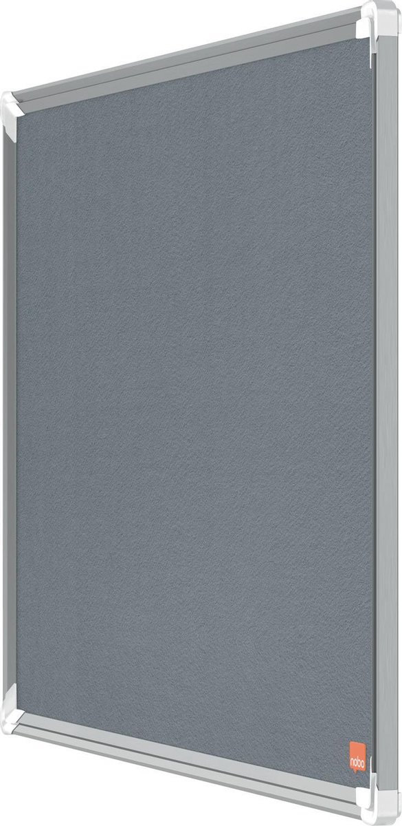 NOBO Prikbord Premium Plus 60x45 Cm Vilt - Grijs