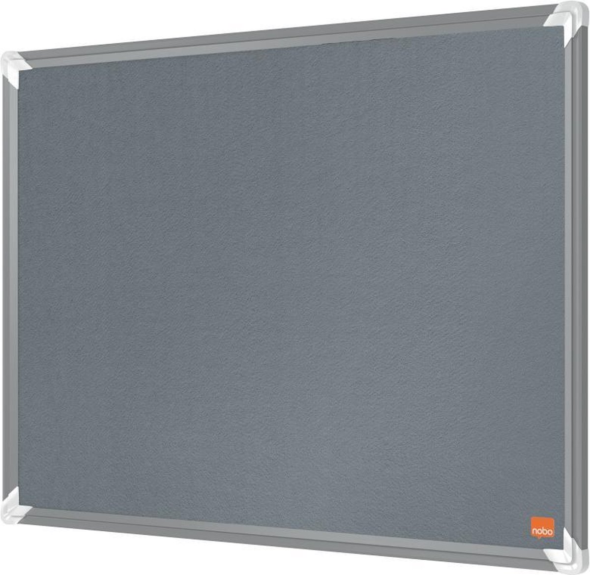 NOBO Prikbord Premium Plus 60x45 Cm Vilt - Grijs