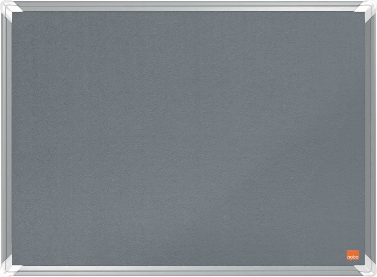 NOBO Prikbord Premium Plus 60x45 Cm Vilt - Grijs