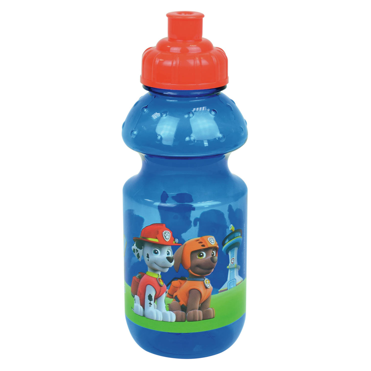 Kunststof Bidon Pop-up Drinkbeker Paw Patrol 350 Ml - Schoolbekers - Blauw