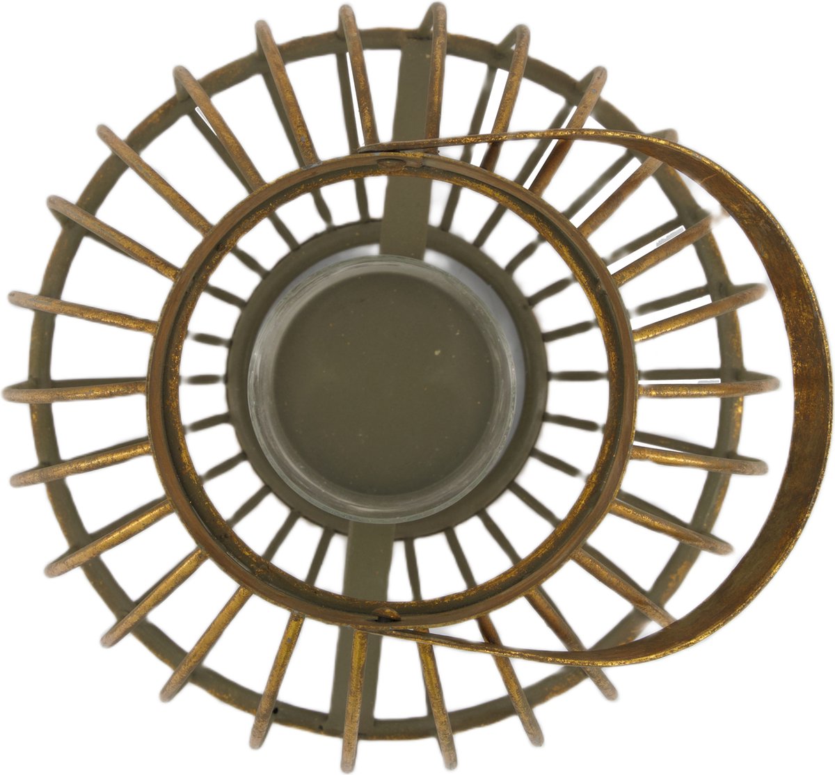 Dijk Natural Collections Lantaarn Metaal--ø24x27cm - Goud