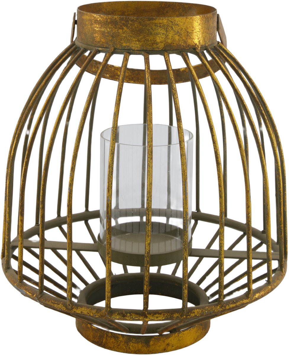 Dijk Natural Collections Lantaarn Metaal--ø24x27cm - Goud