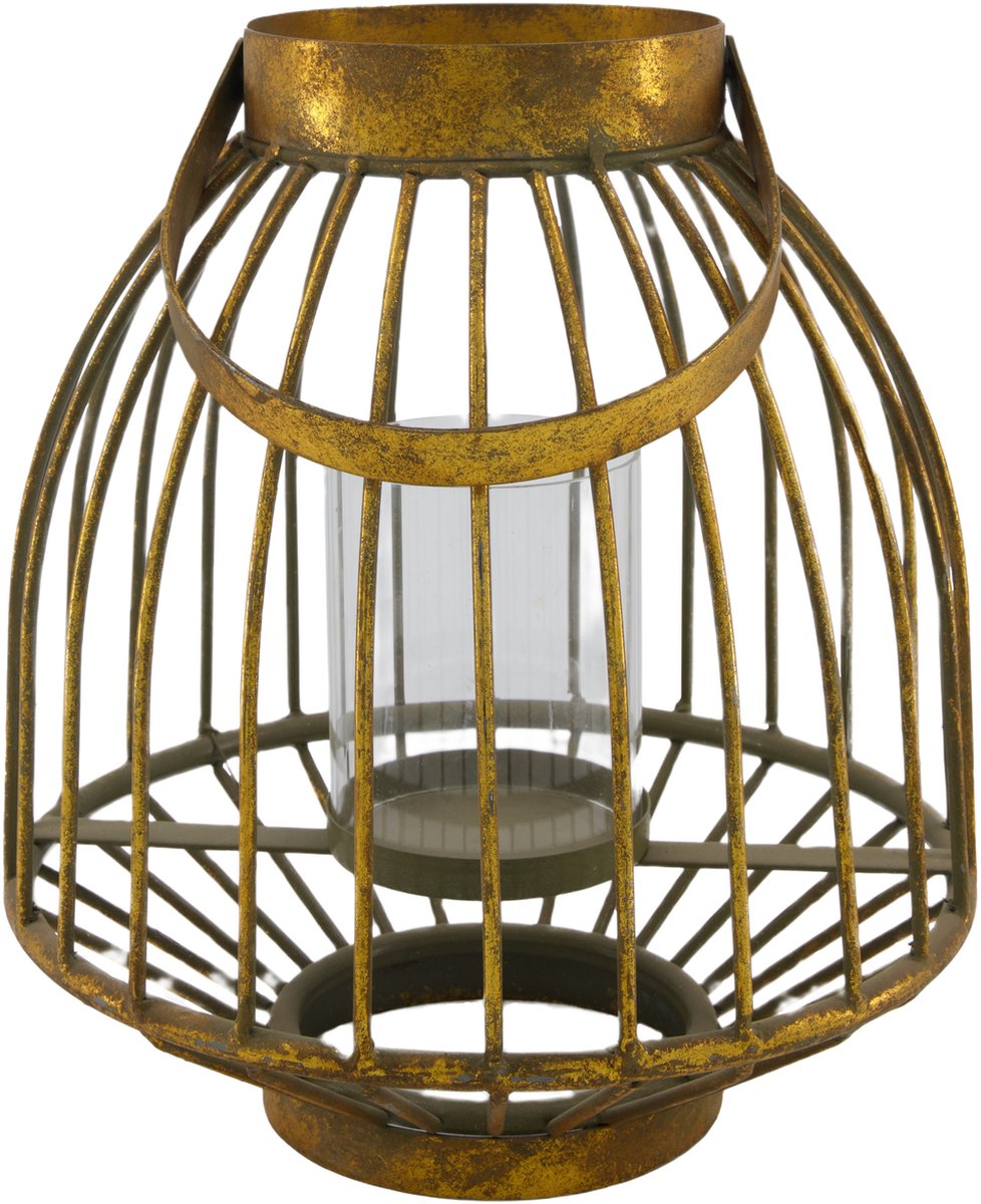 Dijk Natural Collections Lantaarn Metaal--ø24x27cm - Goud