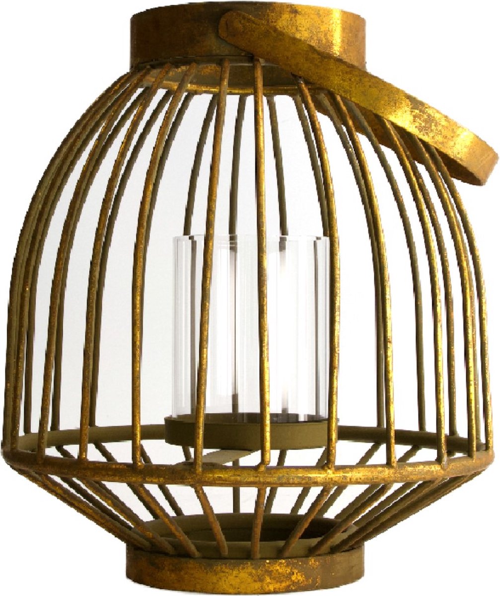 Dijk Natural Collections Lantaarn Metaal--ø24x27cm - Goud