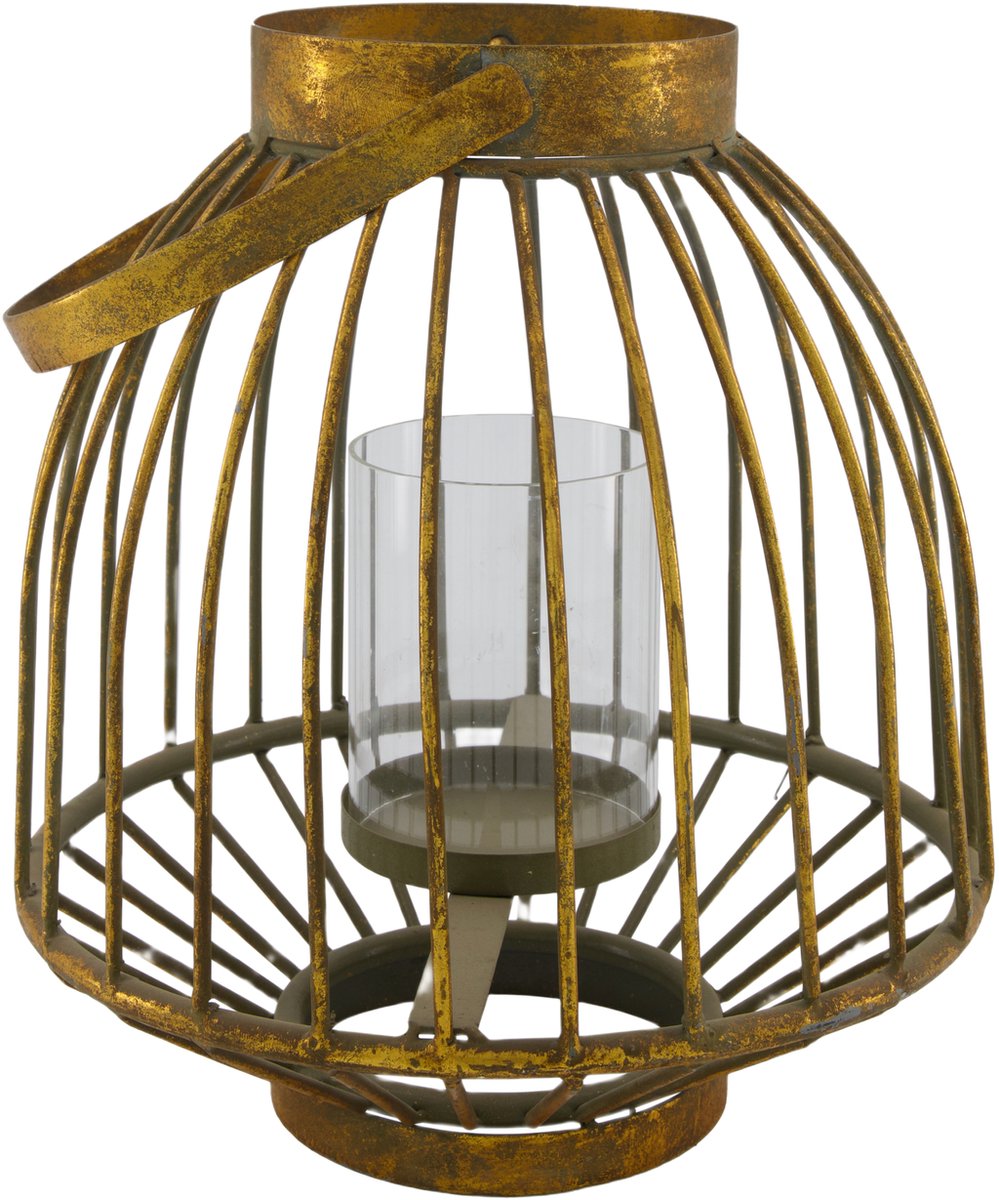 Dijk Natural Collections Lantaarn Metaal--ø24x27cm - Goud