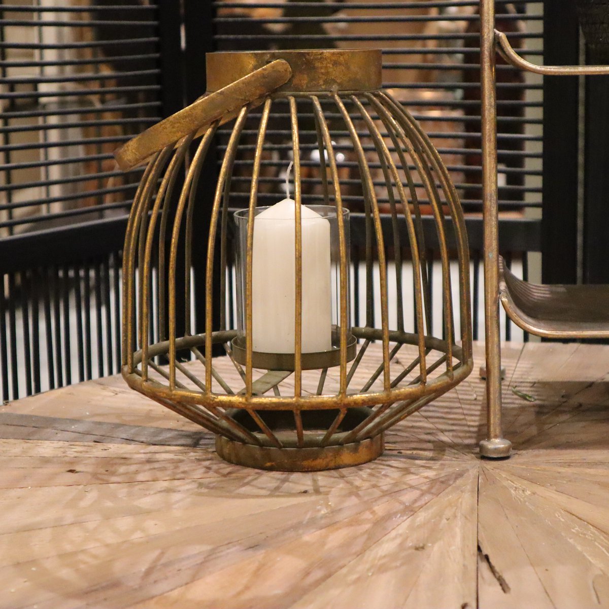 Dijk Natural Collections Lantaarn Metaal--ø24x27cm - Goud