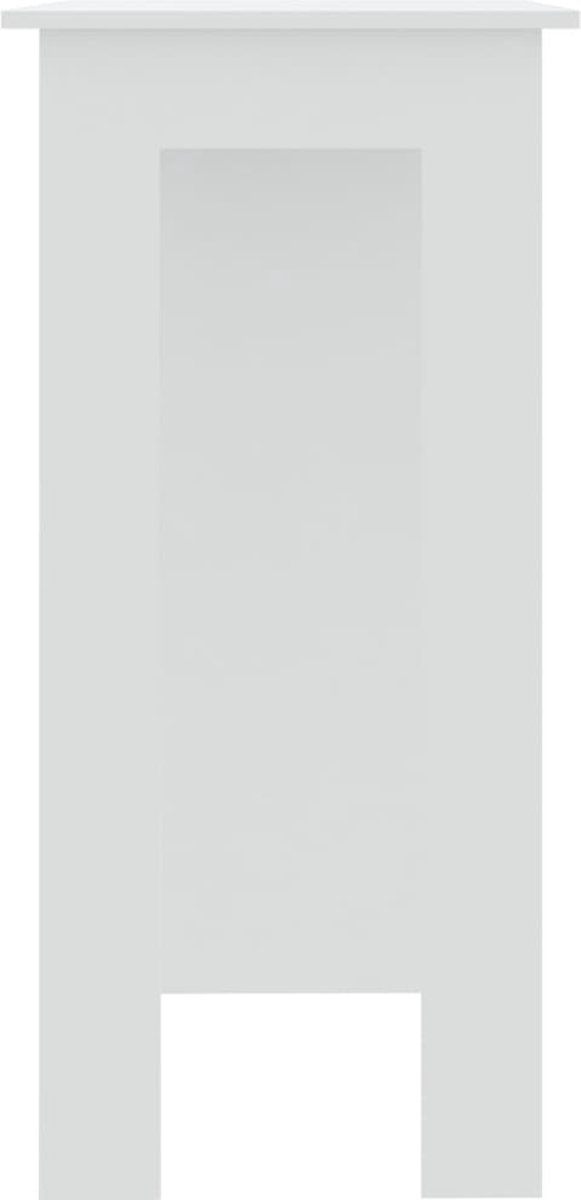 Vidaxl Bartafel Met Schap 102x50x103,5 Cm Spaanplaat - Wit