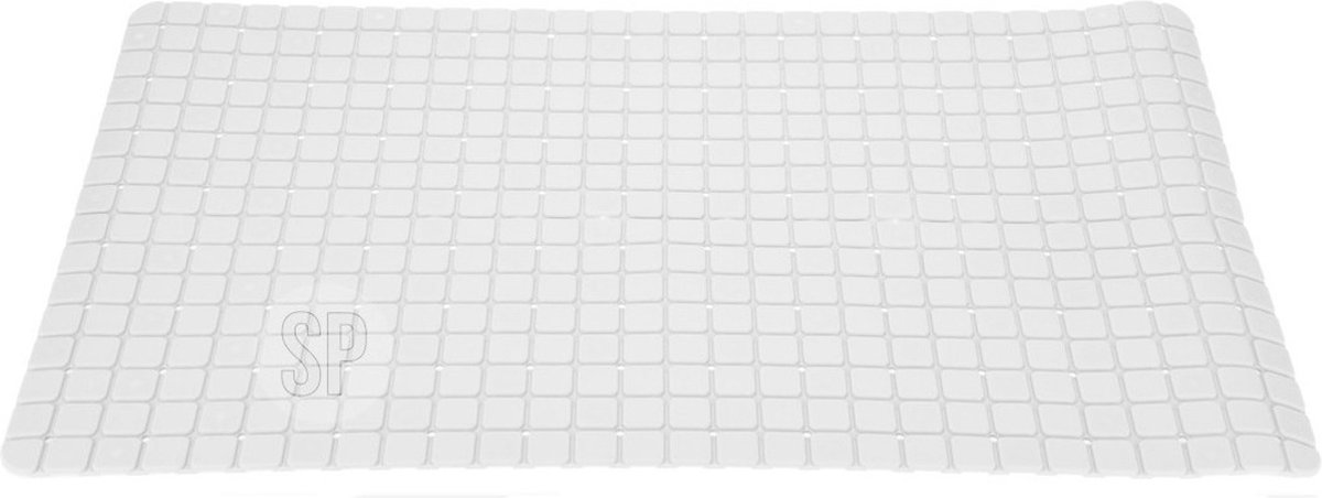 Anti-slip Badmat Ivoor 69 X 39 Cm Rechthoekig - Badmatjes - Wit