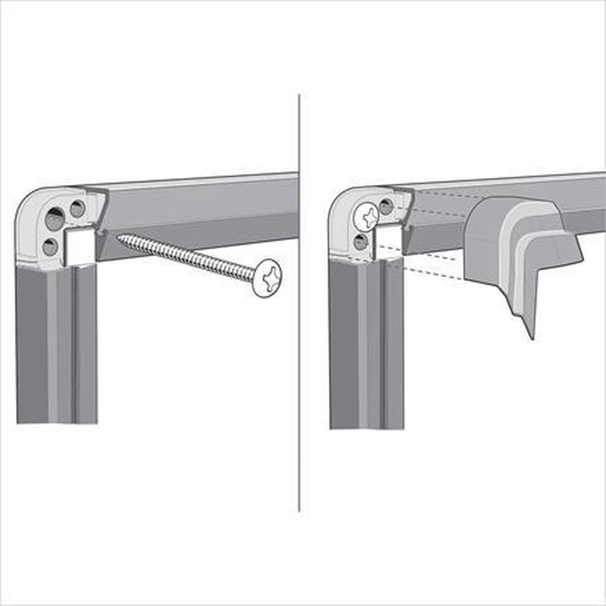 NOBO Prikbord Premium Plus 90x60 Cm Kurk - Bruin