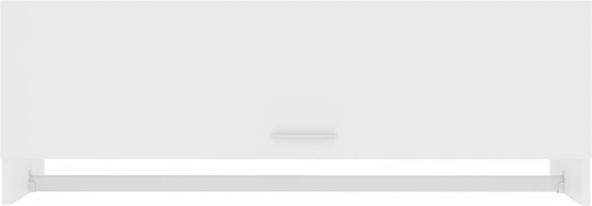 Vidaxl Kledingkast 100x32,5x35 Cm Spaanplaat - Wit