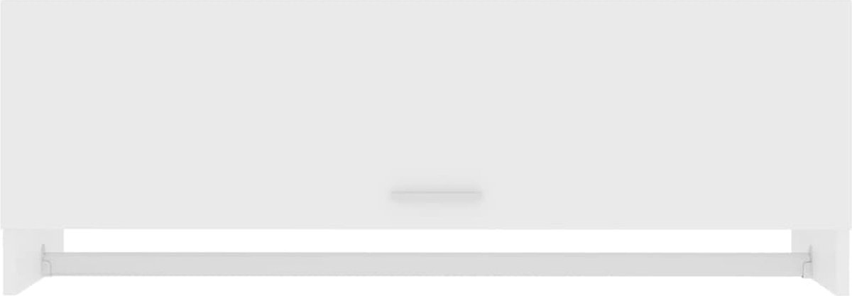 Vidaxl Kledingkast 100x32,5x35 Cm Spaanplaat - Wit