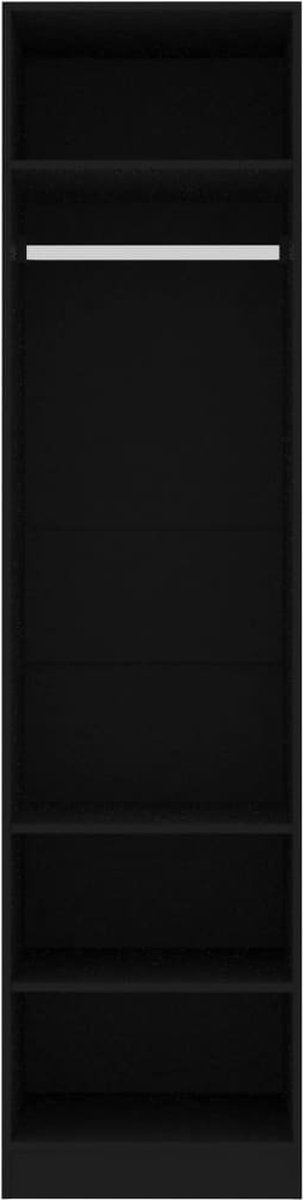 Vidaxl Kledingkast 50x50x200 Cm Spaanplaat - Zwart