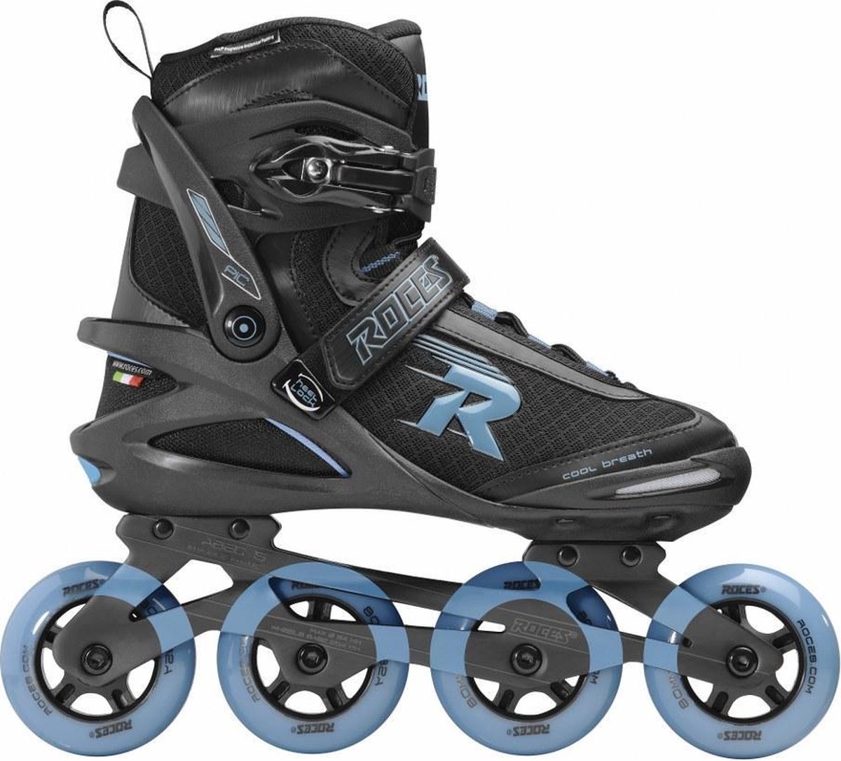 Roces Inlineskates Pic Tif Polypropyleen 82a Abec-5 Maat 38 - Zwart