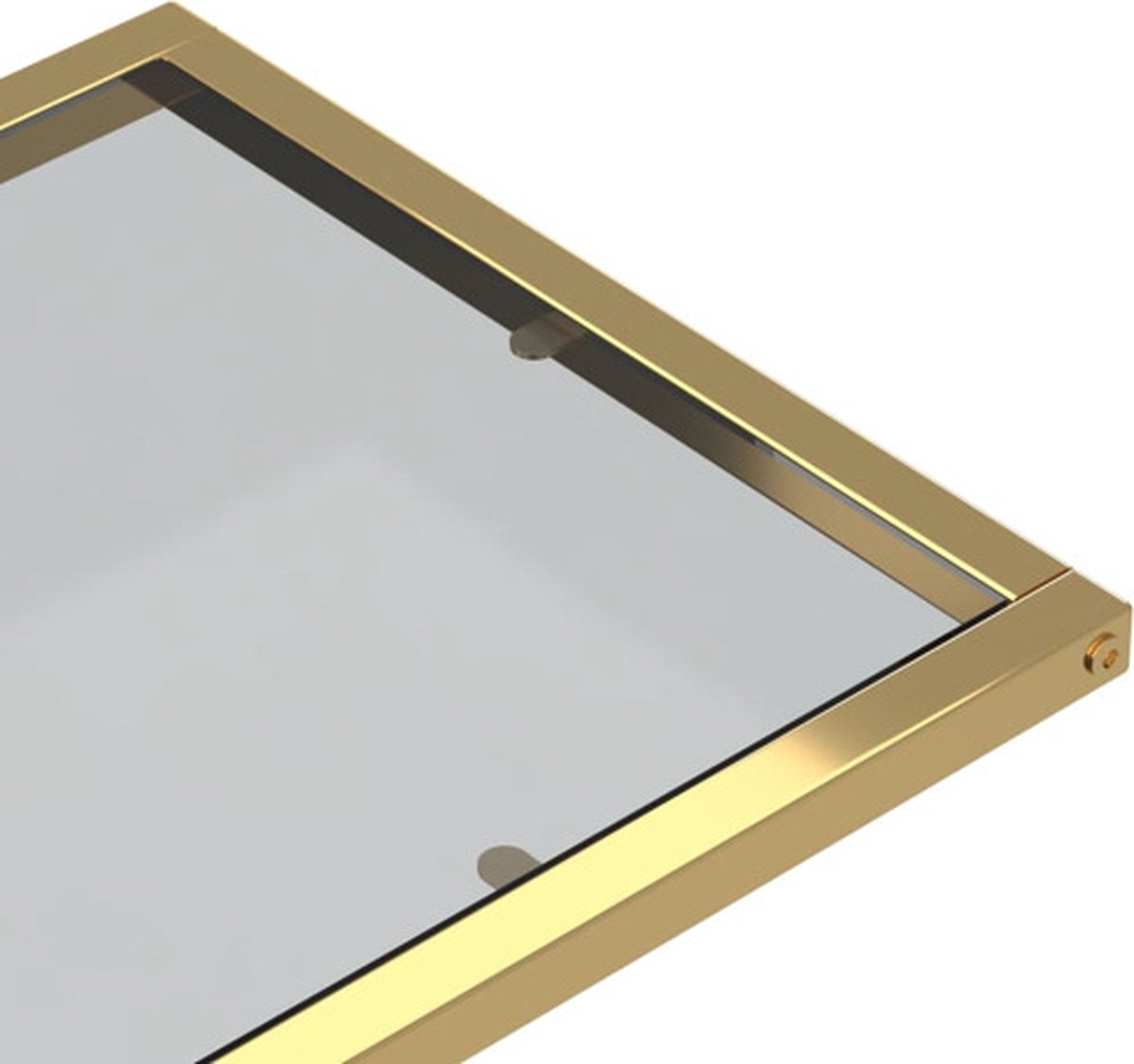 Vidaxl Computer Bijzettafel 50x35x65 Cm Gehard Glas - Zwart