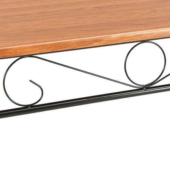 Vidaxl Eettafel 120x70x75 Cm Mdf - Bruin