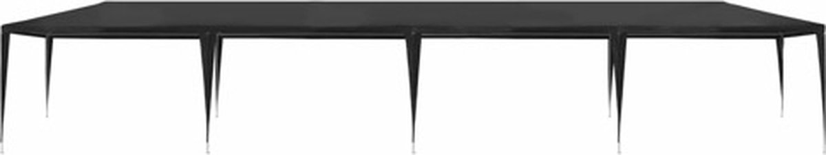 Vidaxl Partytent 3x12 M Pe Antraciet - Grijs