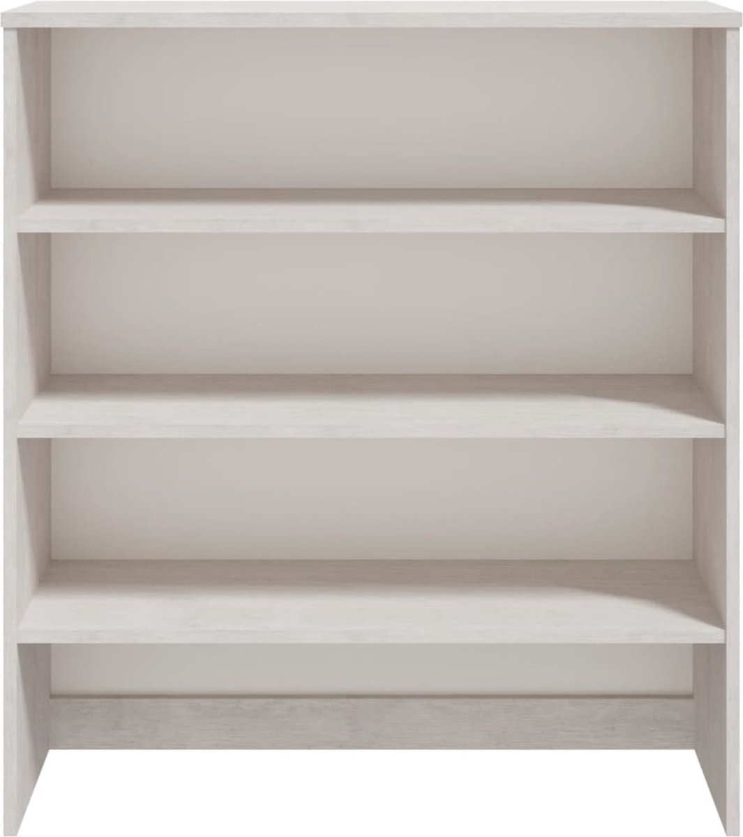 Vidaxl Opzetkast 90x30x100 Cm Massief Grenenhout - Wit