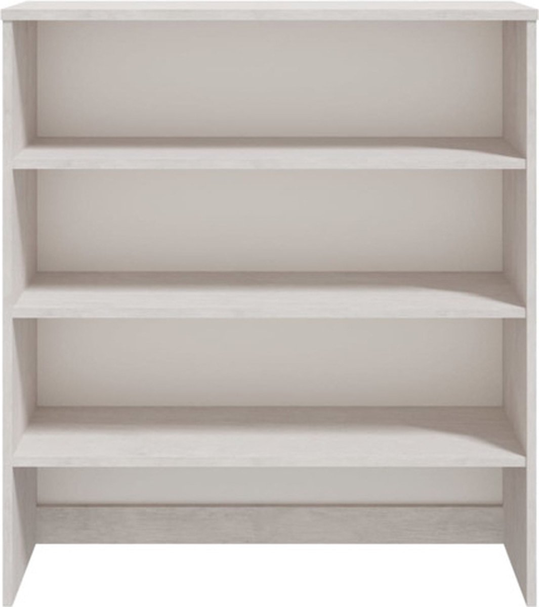 Vidaxl Opzetkast 90x30x100 Cm Massief Grenenhout - Wit