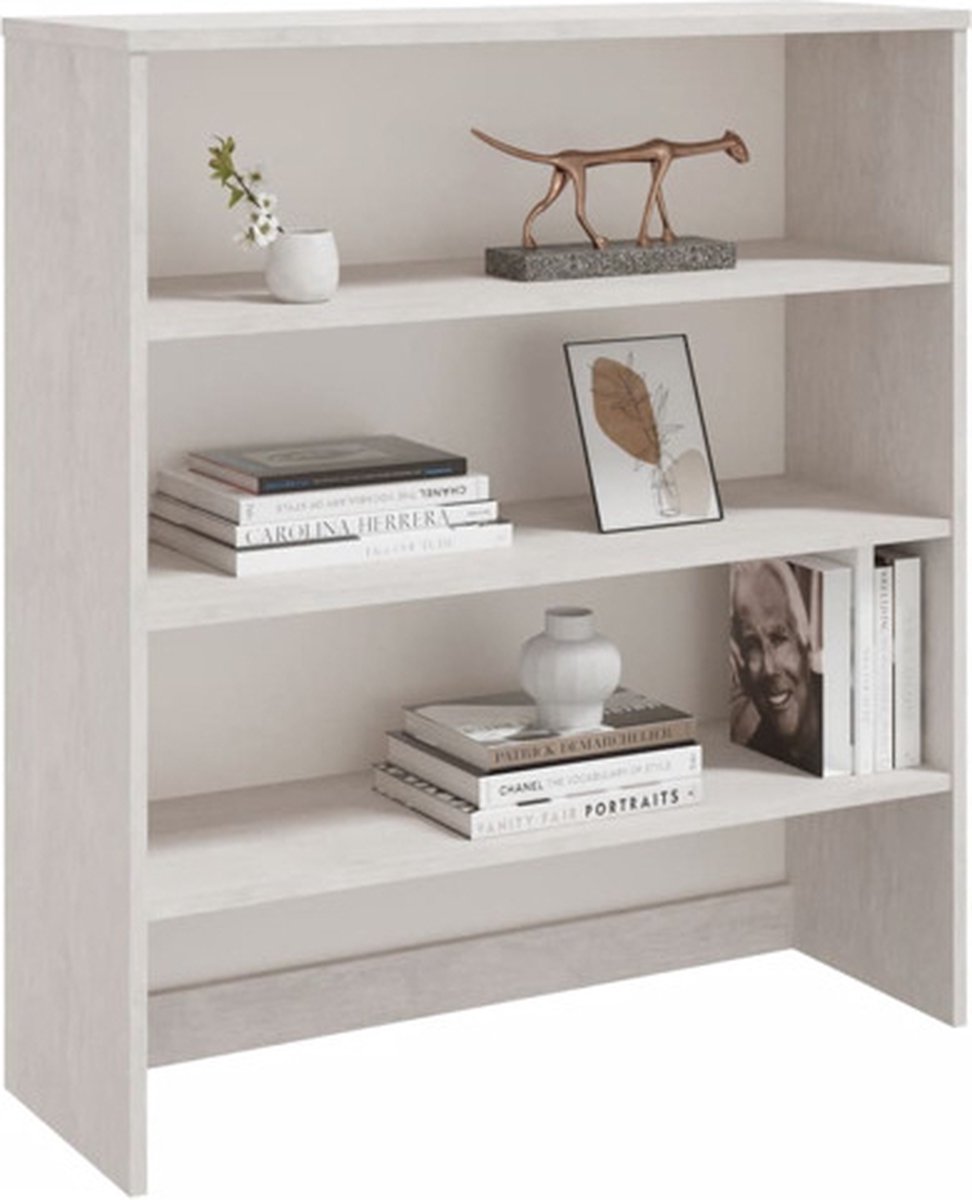 Vidaxl Opzetkast 90x30x100 Cm Massief Grenenhout - Wit