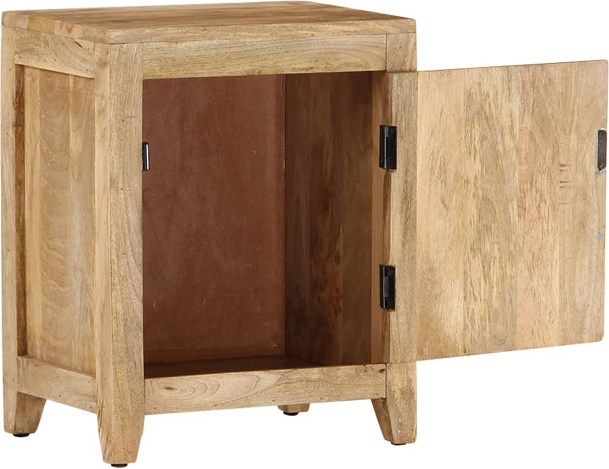 Vidaxl Nachtkastje 40x30x50 Cm Massief Mangohout - Bruin