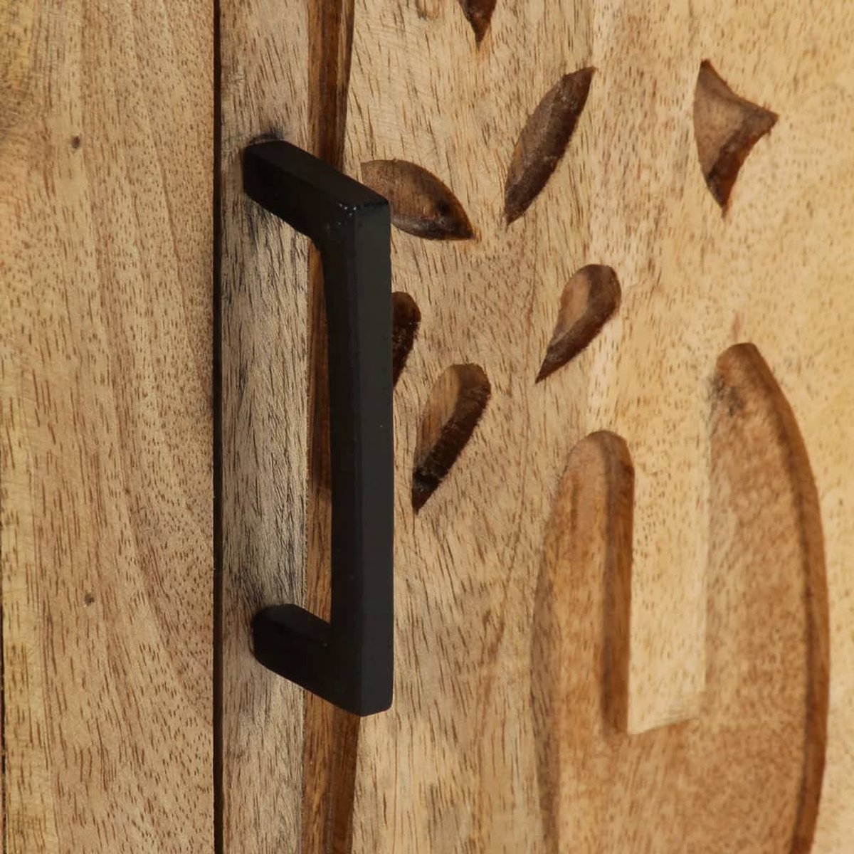 Vidaxl Nachtkastje 40x30x50 Cm Massief Mangohout - Bruin