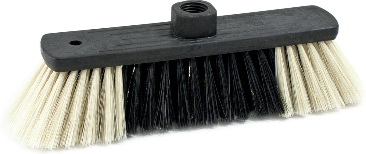 Binnen Bezem Eco Inclusief Aluminium Telescoopsteel Zilver/ 200 Cm - Bezem - Grijs