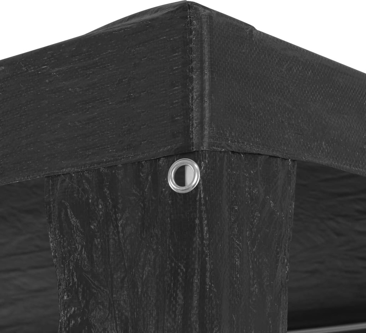 Vidaxl Partytent 3x9 M Pe Antraciet - Grijs