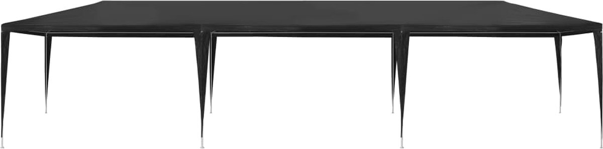 Vidaxl Partytent 3x9 M Pe Antraciet - Grijs