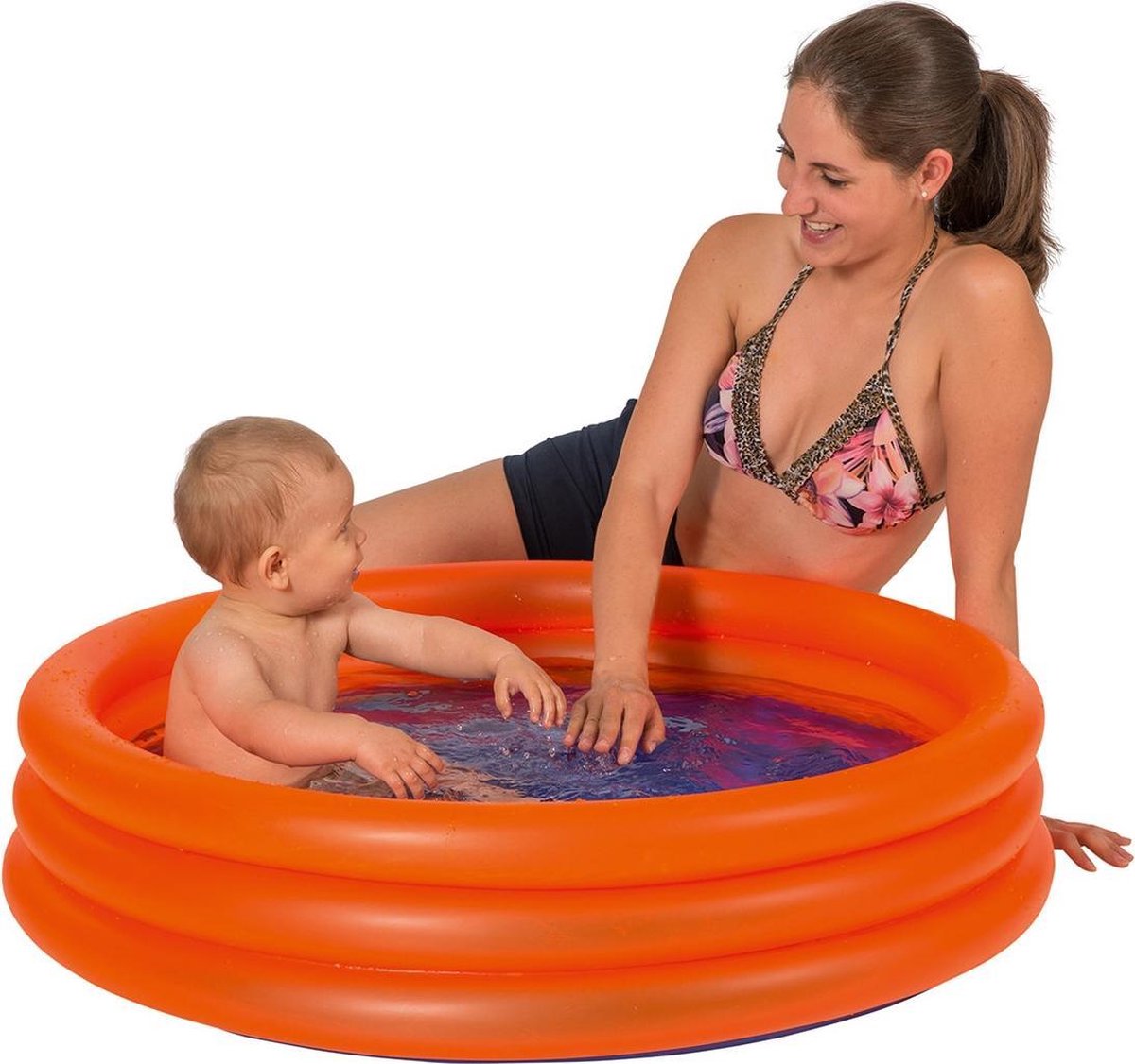 Opblaasbaar Zwembad Baby Badje 100 X 23 Cm Speelgoed - Opblaaszwembaden - Oranje