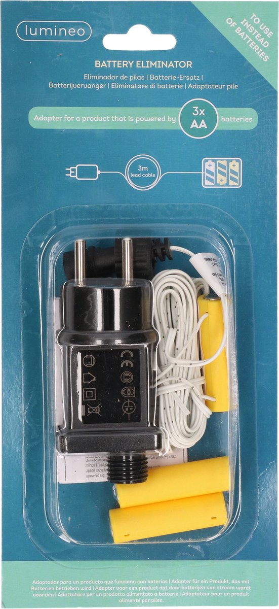Lumineo Adapter 3x Aa Batterij Vervanger - Batterijen