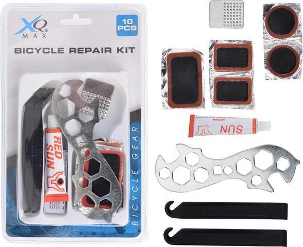 Fiets Reparatie / Gereedschap Set 10-delig - Fietsgereedschap