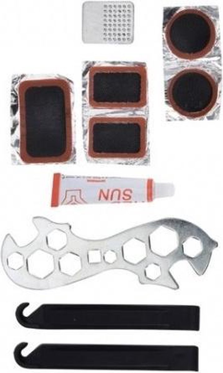 Fiets Reparatie / Gereedschap Set 10-delig - Fietsgereedschap