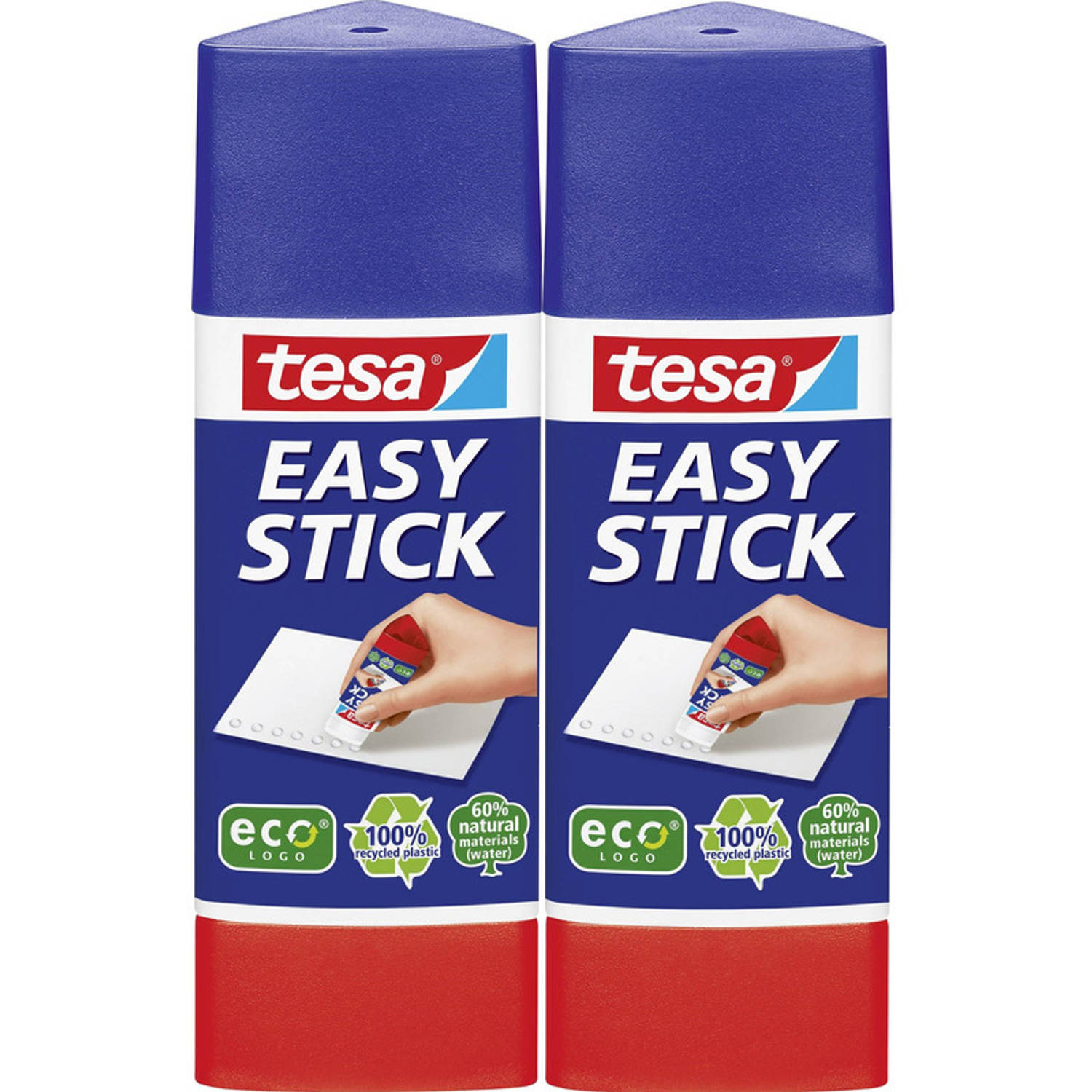 2x Tesa Lijm Stift Easy Stick Knutselbenodigdheden - Lijmstift