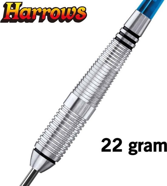 Harrows Dartpijlen Blaze Inox Steel Steeltip - Blauw