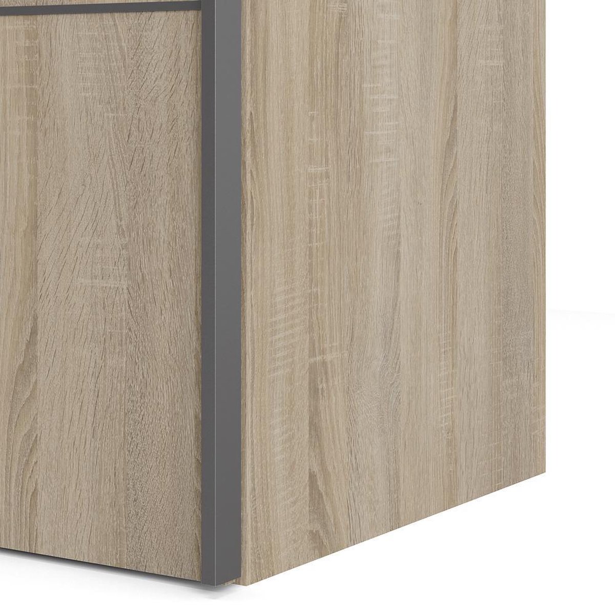 Veto Schuifdeurkast 2 Deuren Breed 243 Cm Eiken Decor. - Geel