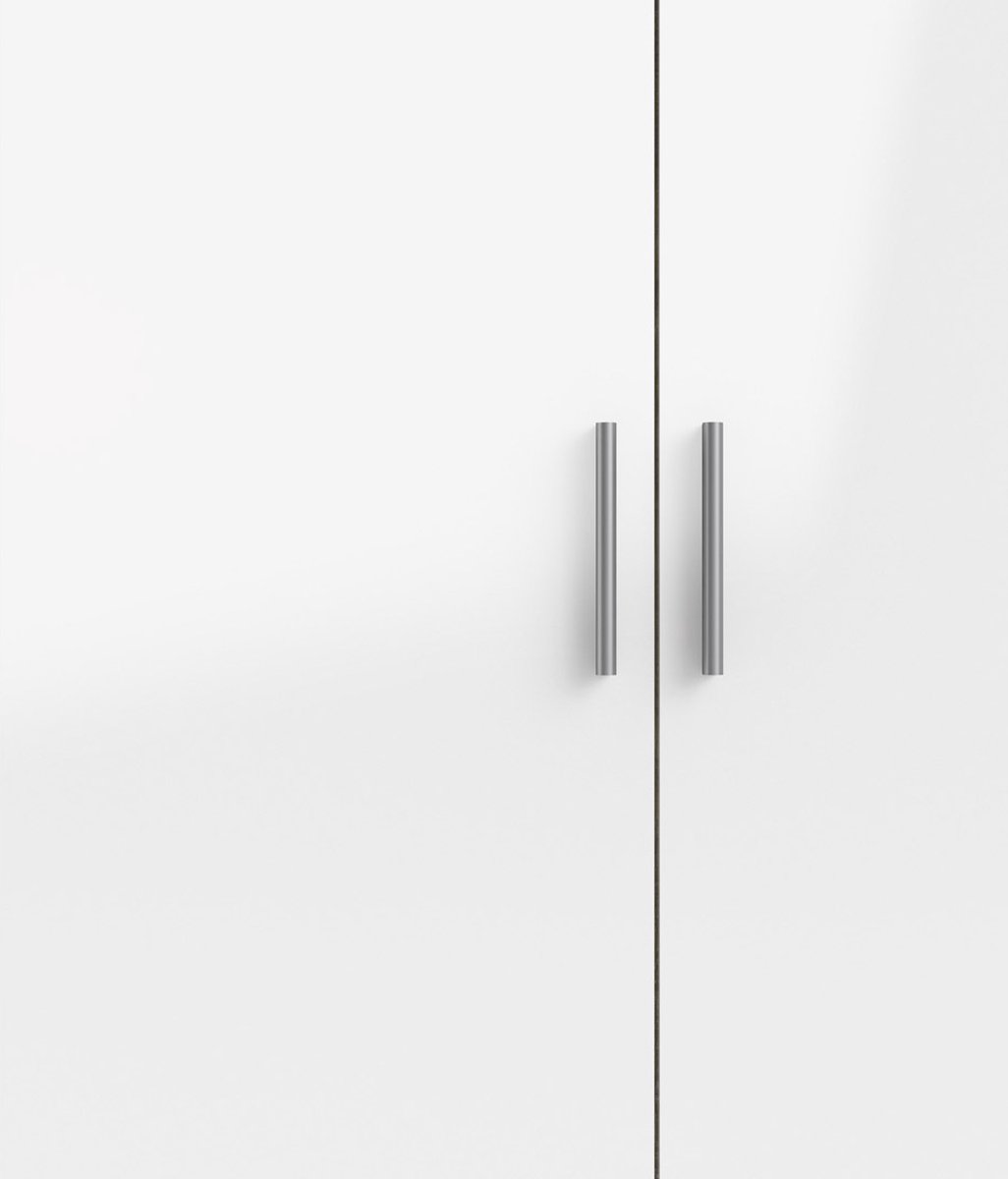 Petra Kledingkast 2 Deuren Decor Eikenstructuur En Hoogglans. - Geel