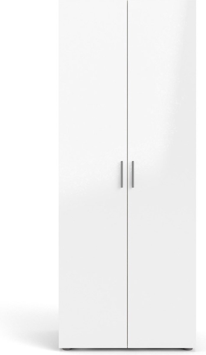 Petra Kledingkast 2 Deuren Decor Eikenstructuur En Hoogglans. - Geel