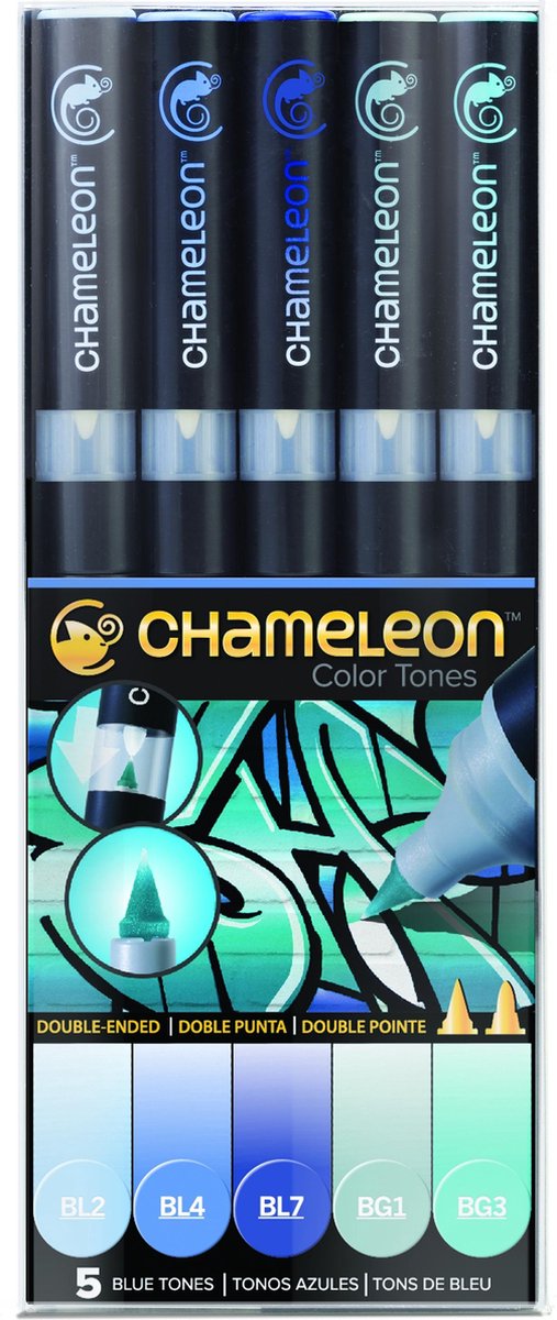 Chameleon 5-pen Blue Tones Ct0513