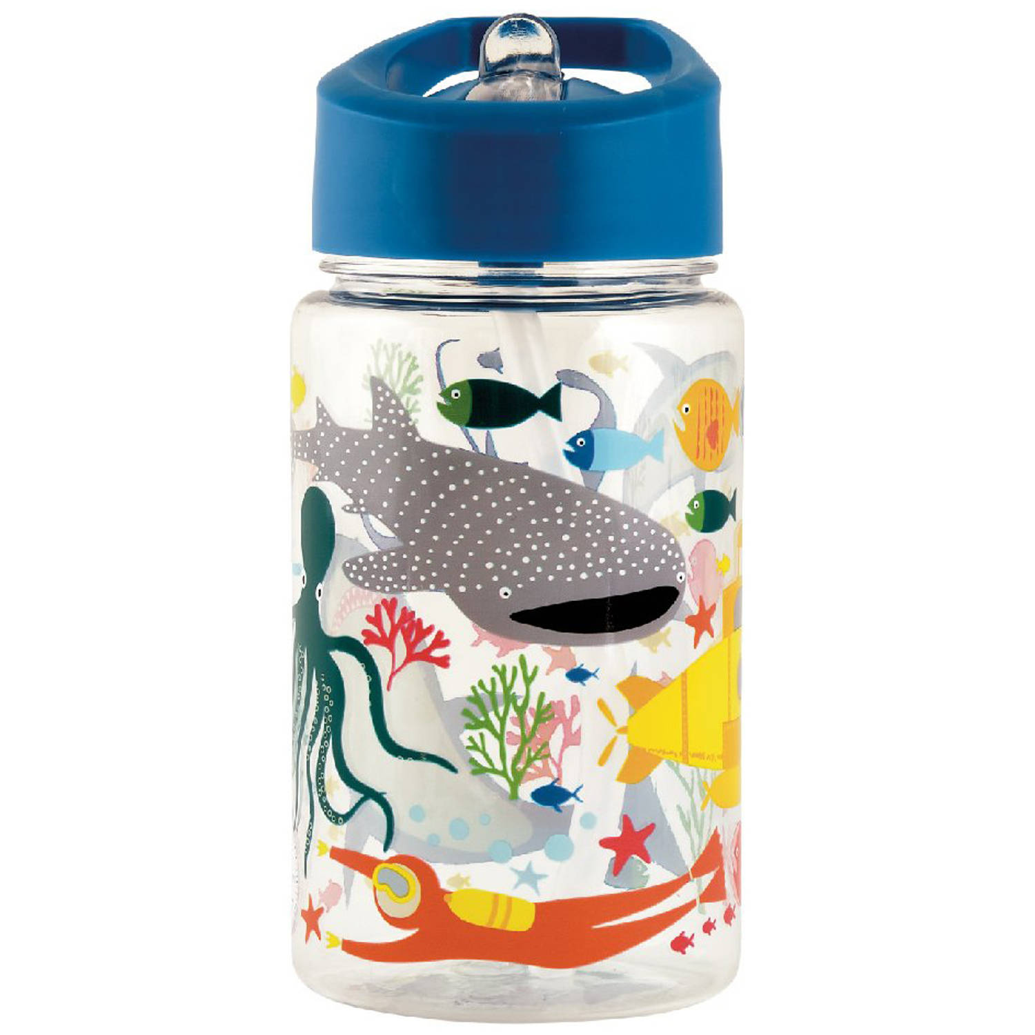 Floss & Rock Drinkfles Oceaan - 350 Ml - Copolyester - Blauw