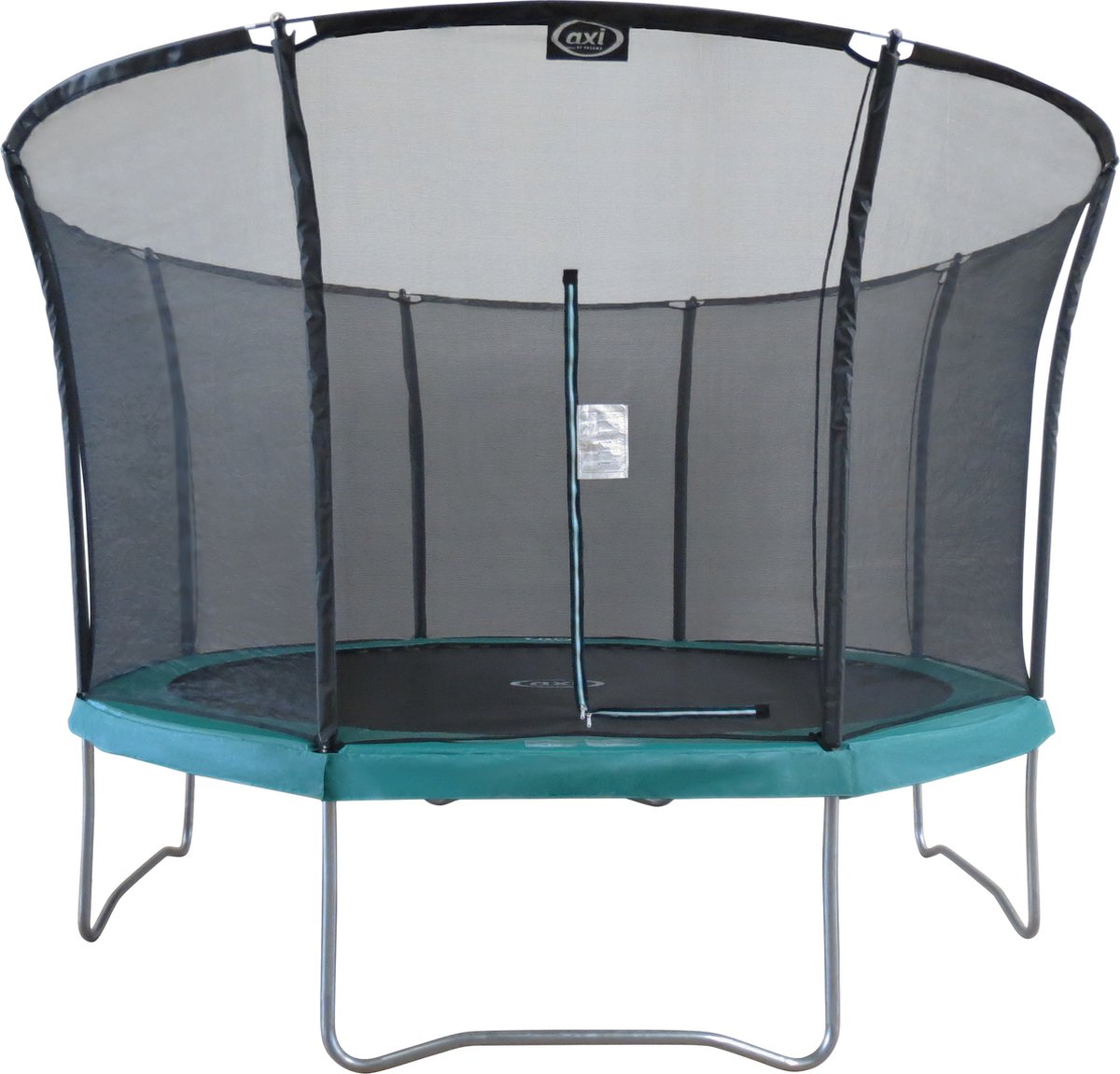 axi Denver Trampoline Met Veiligheidsnet Ø 366 Cm Onground Trampoline Op Palen Voor Kinderen - Groen