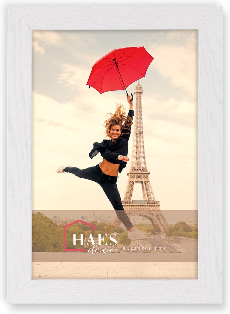 HAES deco - Houten Fotolijst Paris 20x30 - Sp001213 - Wit