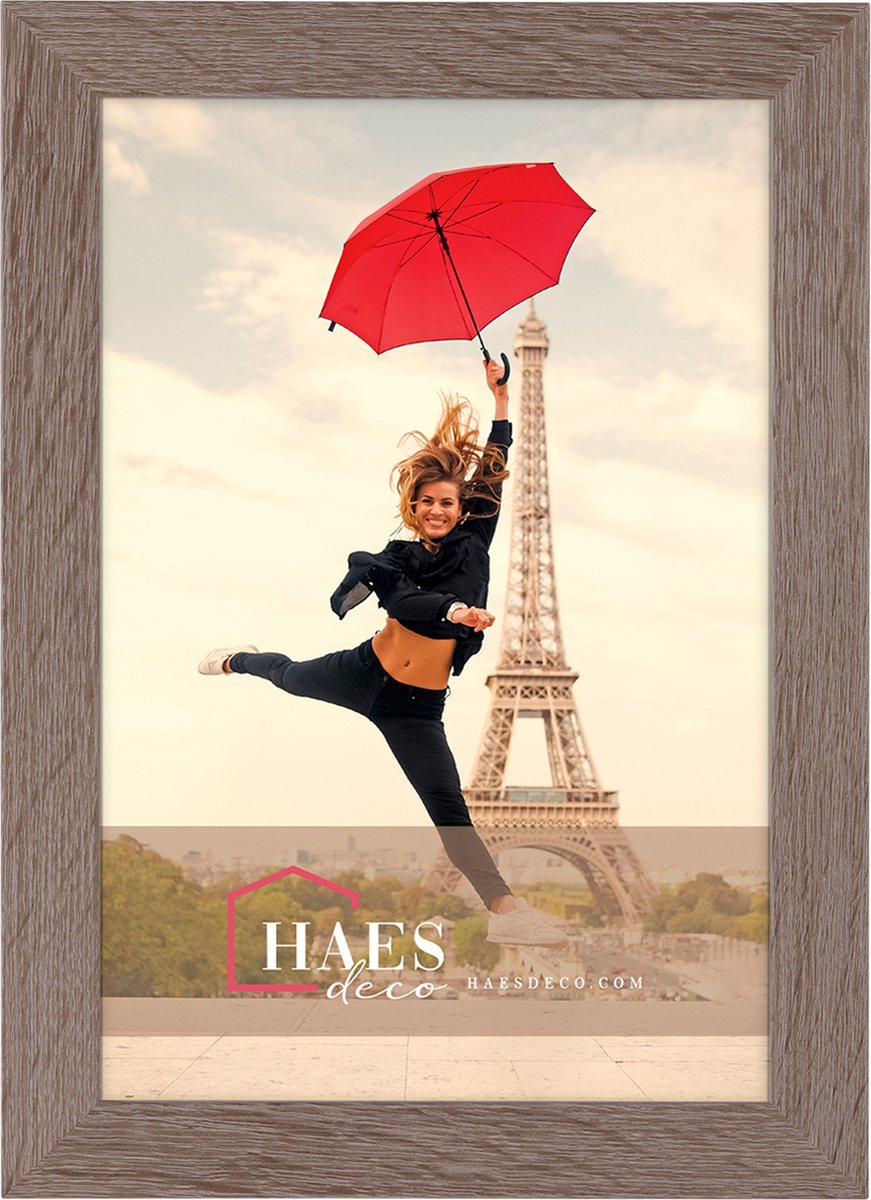 HAES deco - Houten Fotolijst Paris 20x30 - Sp001215 - Bruin