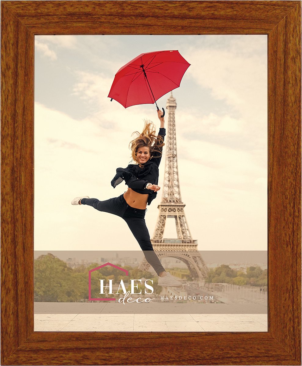 HAES deco - Houten Fotolijst Paris Rustiek 20x25 -Sp001228 - Bruin