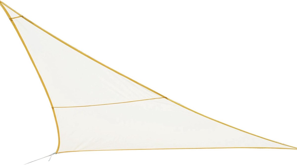 Practo Garden - Schaduwzeil - Driehoek - Polyetheen - 3.6 X 3.6 M - Crème - Beige