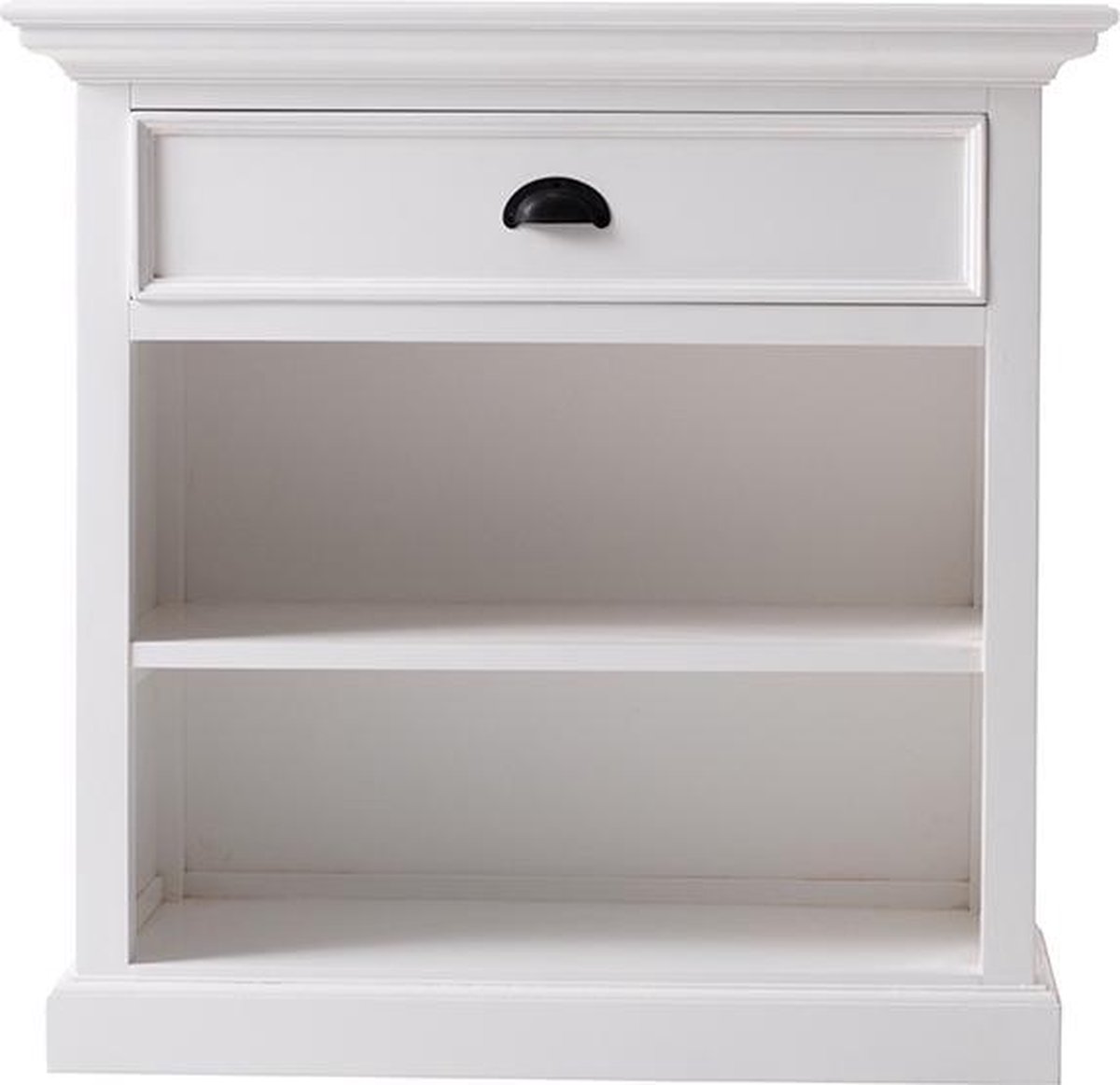 Halifax Grand Nachtkastje Met 1 Legplank En 1 Lade,. - Wit