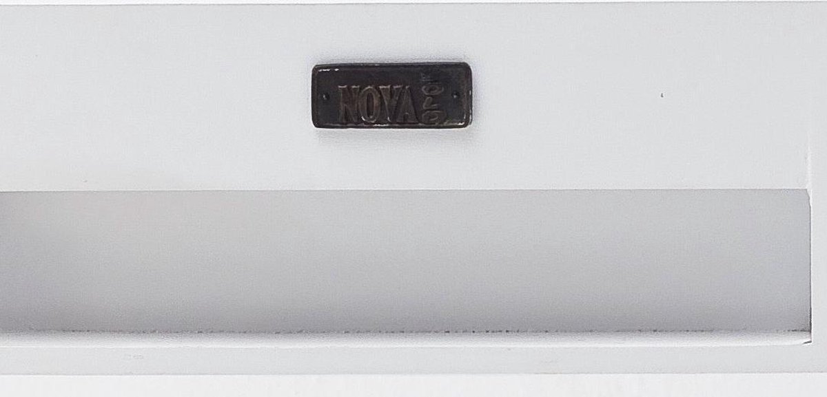 Halifax Grand Nachtkastje Met 1 Legplank En 1 Lade,. - Wit