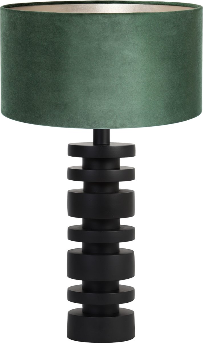 Light & Living Desley Tafellamp Zwart/ - Groen