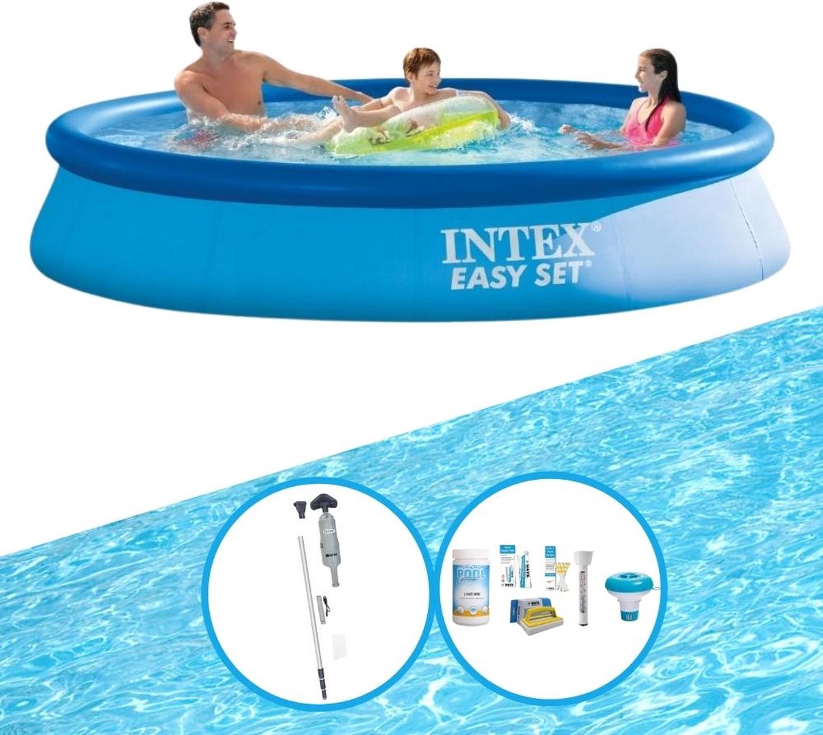 Intex Zwembad Easy Set 366x76 Cm - Zwembadset - Blauw