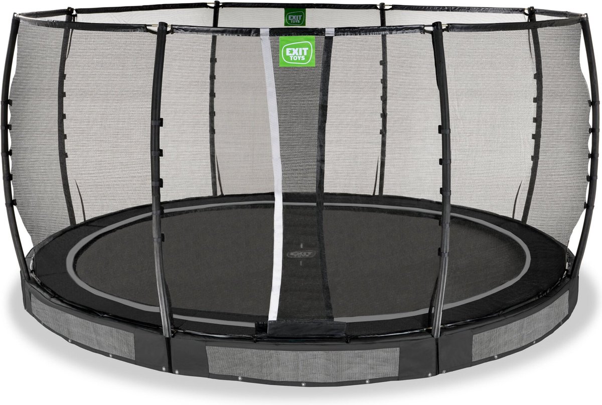 EXIT Toys Exit Allure Premium Inground Trampoline ø427cm - - Zwart