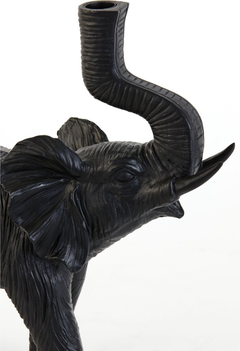 Light & Living Elephant Tafellamp - Zwart
